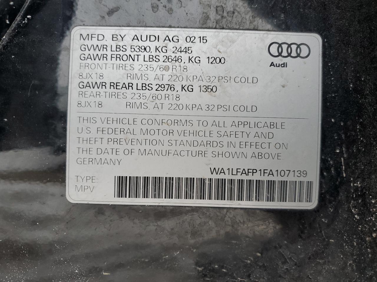 2015 Audi Q5 - Image 13
