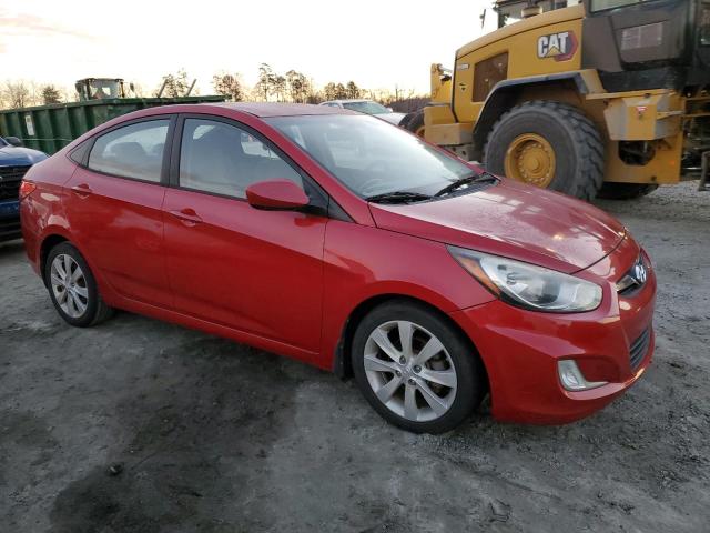  HYUNDAI ACCENT 2013 Czerwony