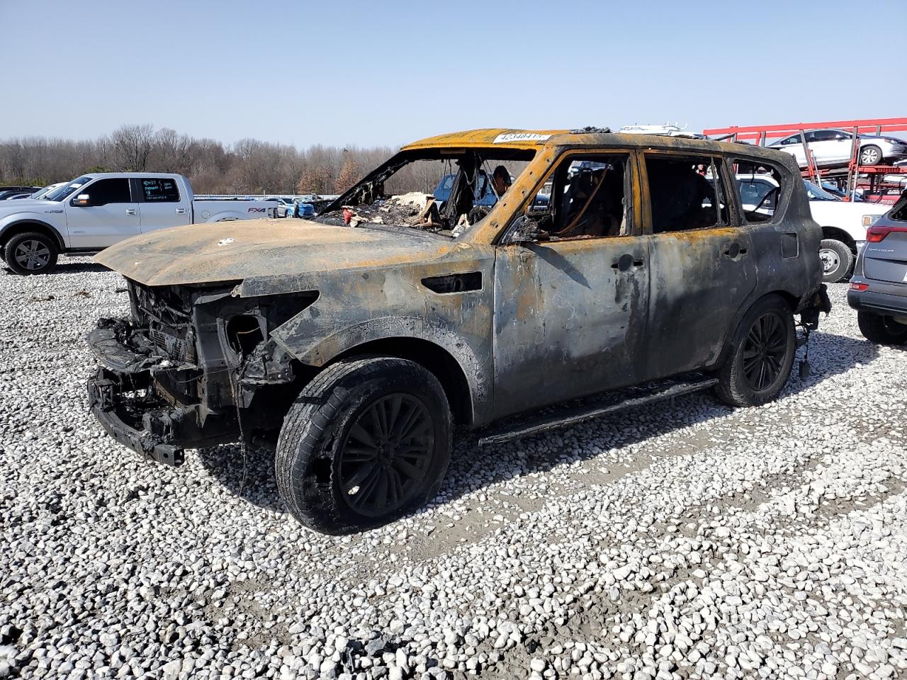 2022 Infiniti Qx80 Luxe zu verkaufen in Memphis, TN - Burn