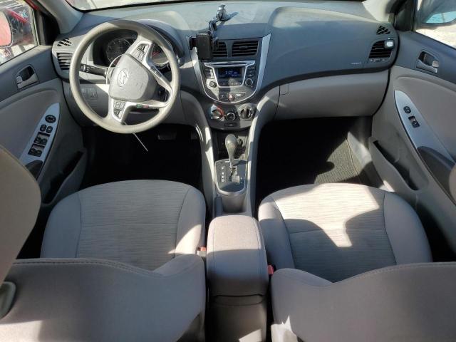  HYUNDAI ACCENT 2016 Czerwony