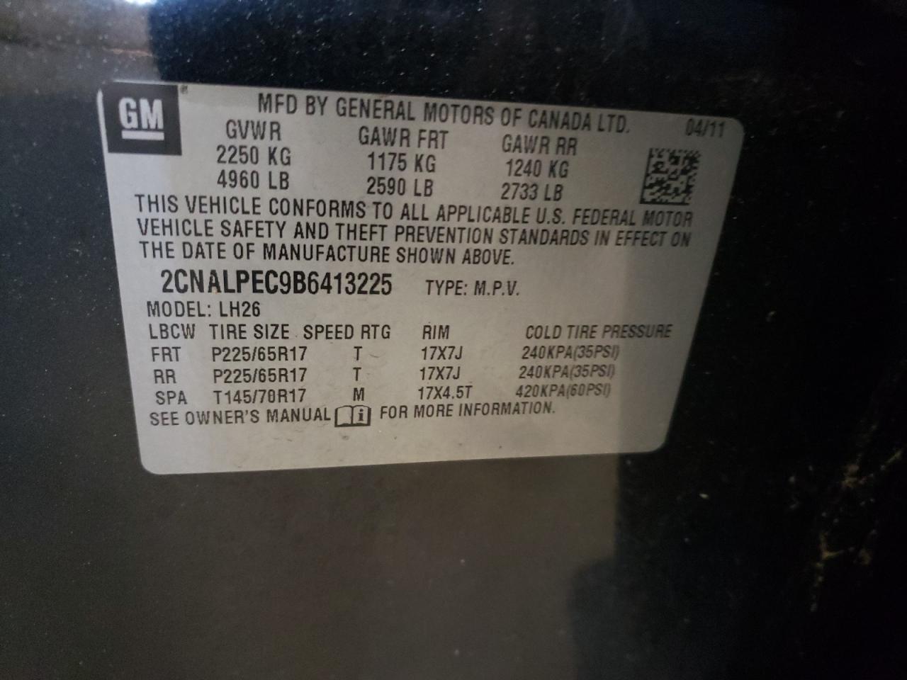 2011 Chevrolet Equinox - Image 12