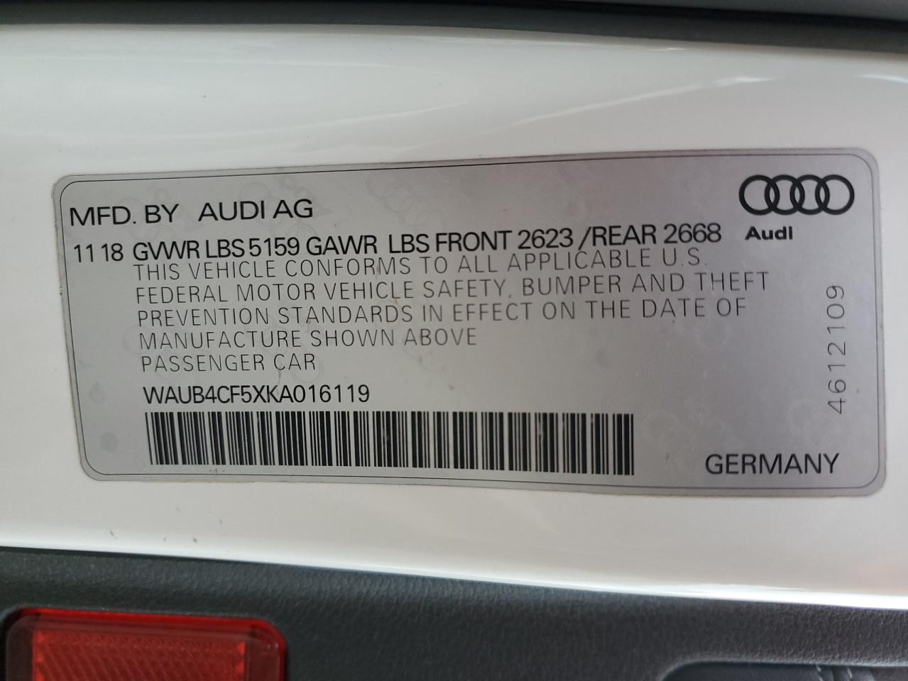 2019 Audi RS5 - Image 14