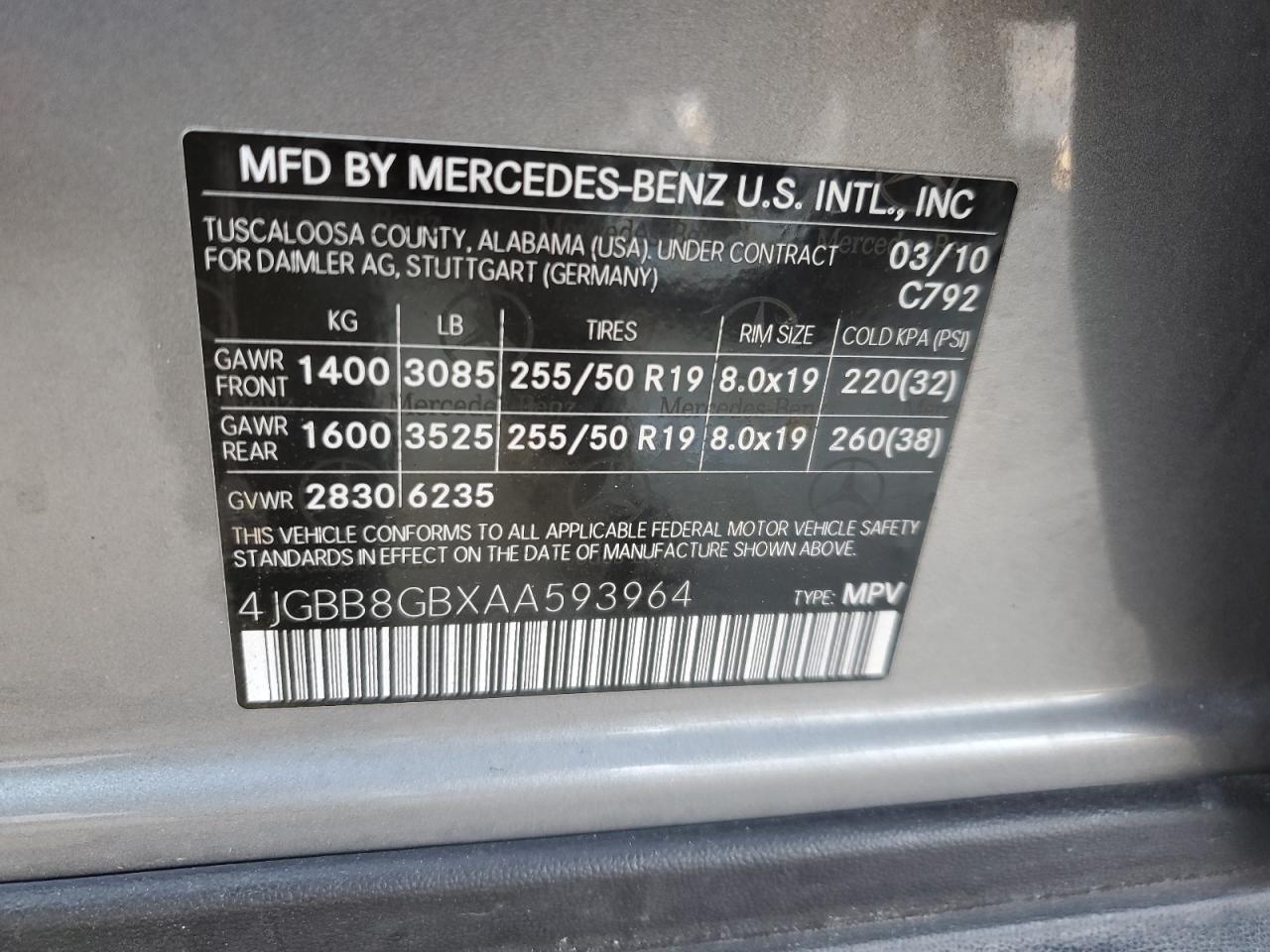 2010 Mercedes-Benz M-klasse - Image 13