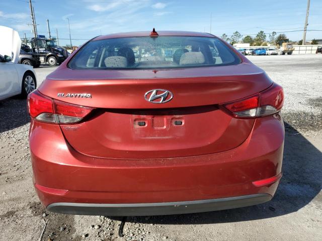  HYUNDAI ELANTRA 2016 Red