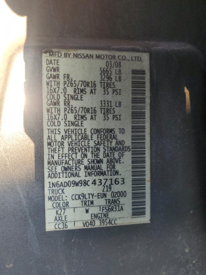 2008 Nissan Navara (Frontier) - Image 12