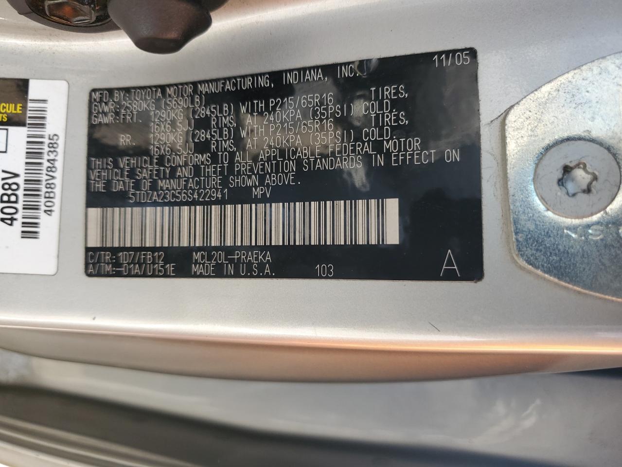 2006 Toyota Sienna - Image 13