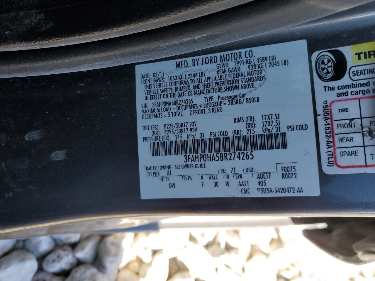 2011 Ford Fusion - Image 13