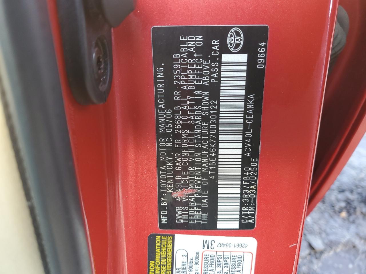 2007 Toyota Camry - Image 12