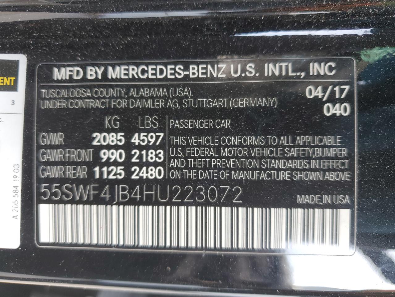 2017 Mercedes-Benz C-klasse - Image 12