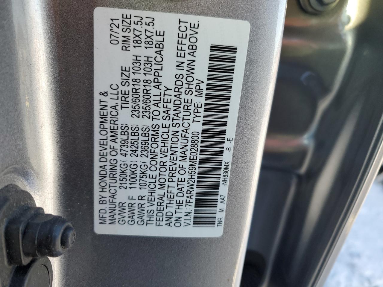 2021 Honda CR-V - Image 12