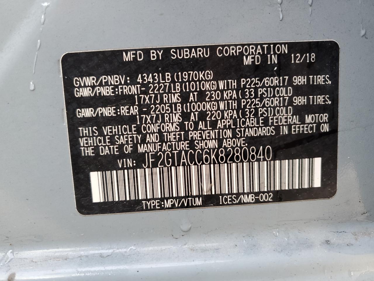 2019 Subaru XV - Image 13