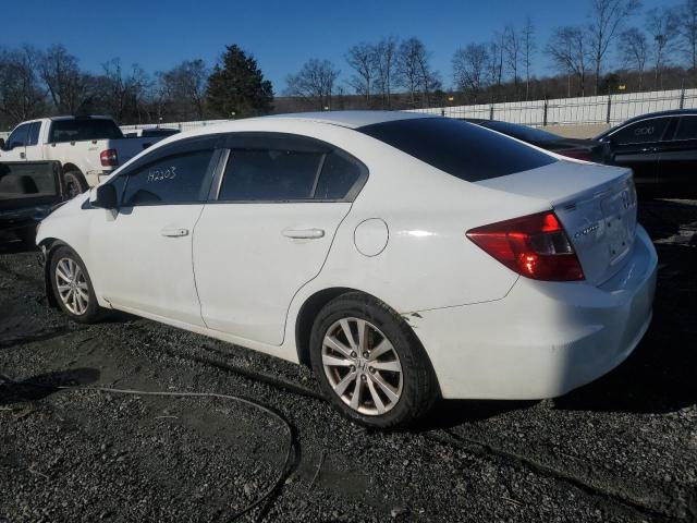  HONDA CIVIC 2012 White