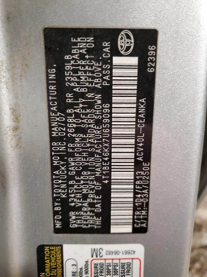 2007 Toyota Camry - Image 12