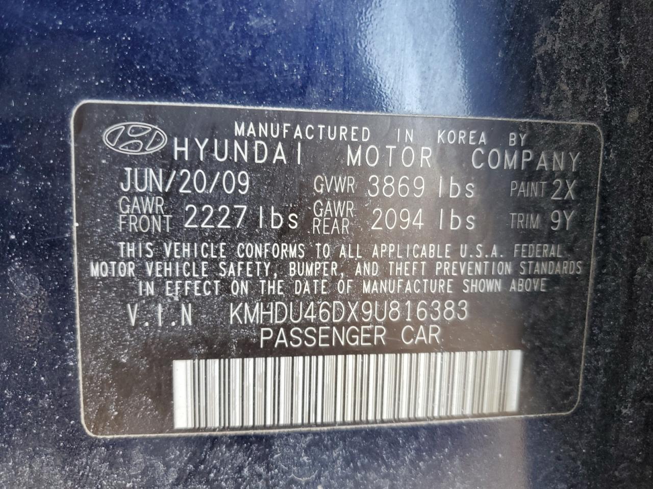 2009 Hyundai Elantra - Image 12