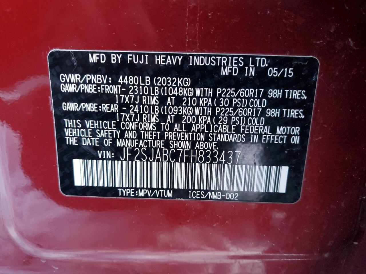 2015 Subaru Forester - Image 13