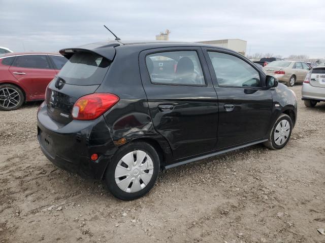 Hatchbacks MITSUBISHI MIRAGE 2015 Czarny
