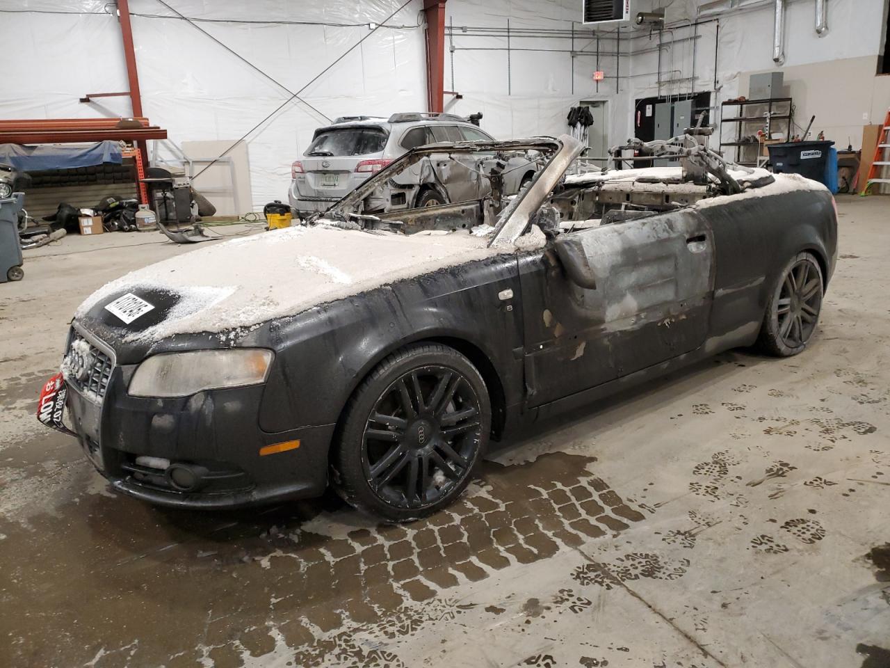2007 Audi S4 Quattro Cabriolet de vânzare în Center Rutland, VT - Burn - Interior