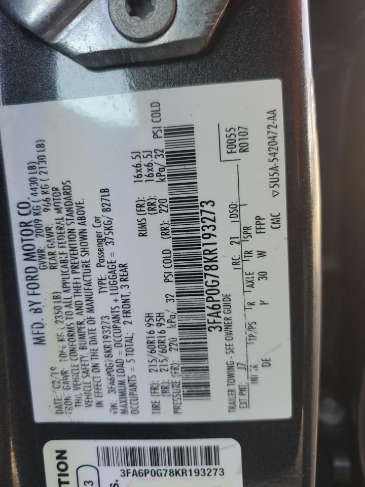 2019 Ford Fusion - Image 12