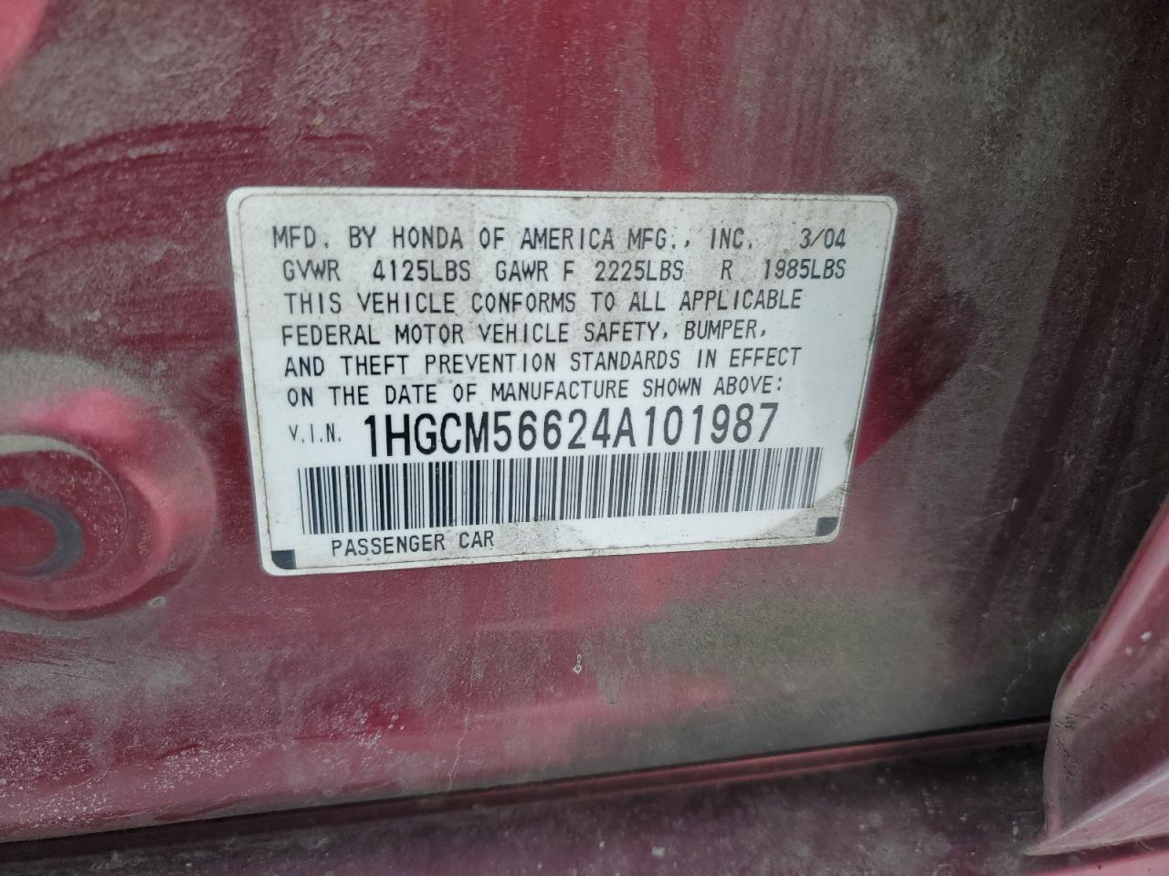 2004 Honda Accord - Image 13