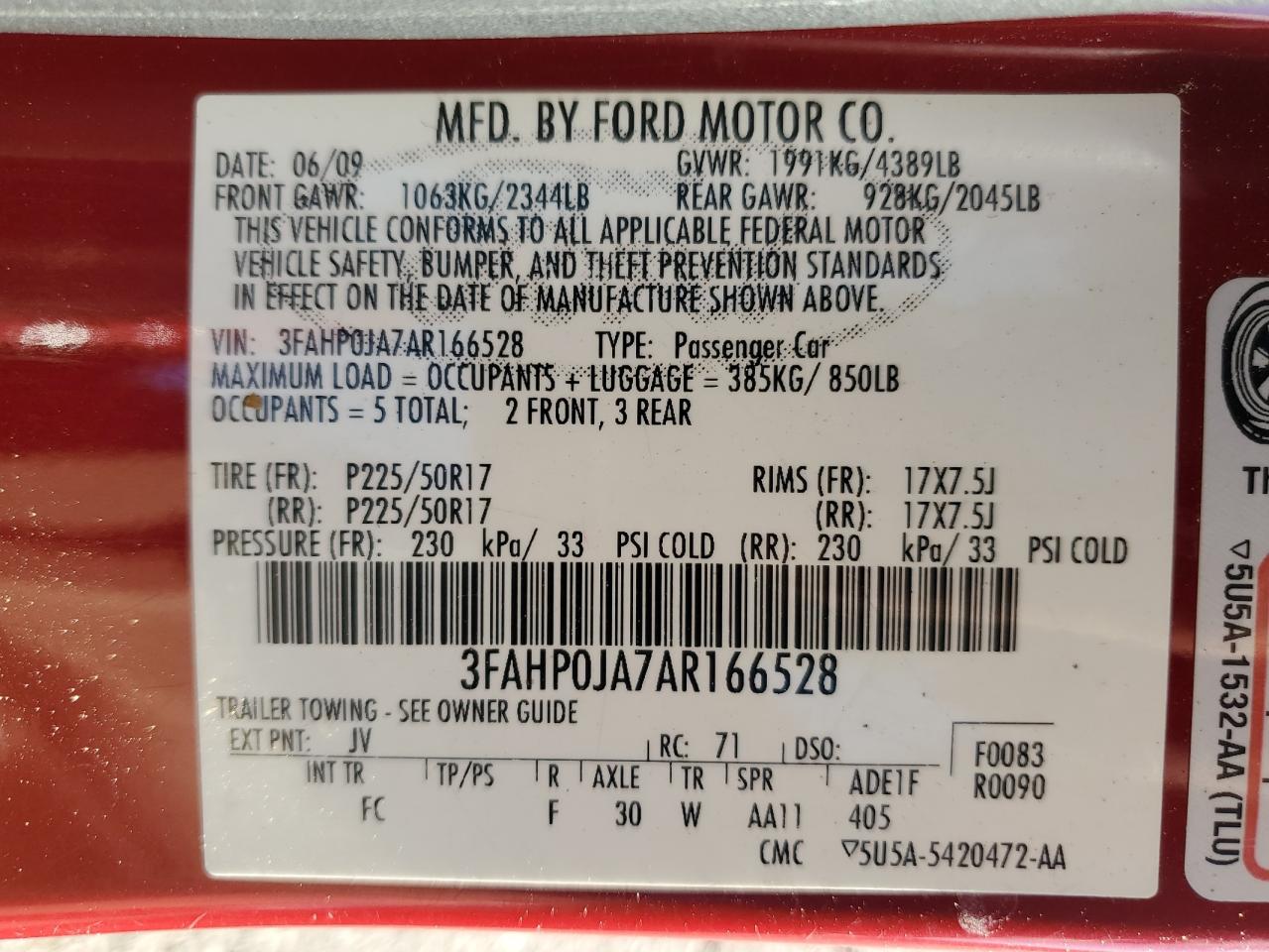 2010 Ford Fusion - Image 14