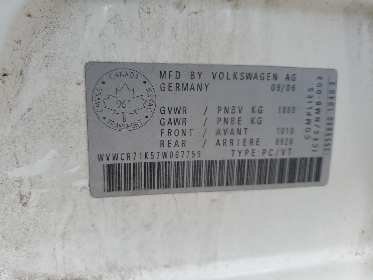 2007 Volkswagen Golf - Image 12