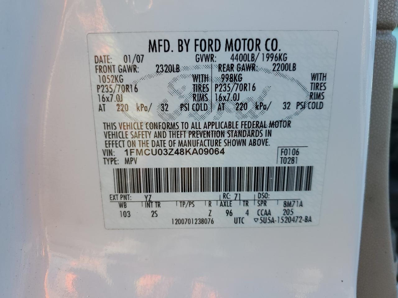 2008 Ford Escape - Image 15