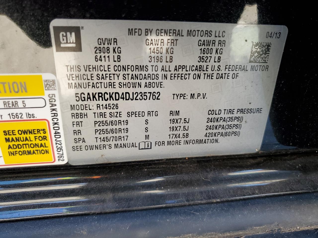 2013 Buick Enclave - Image 13