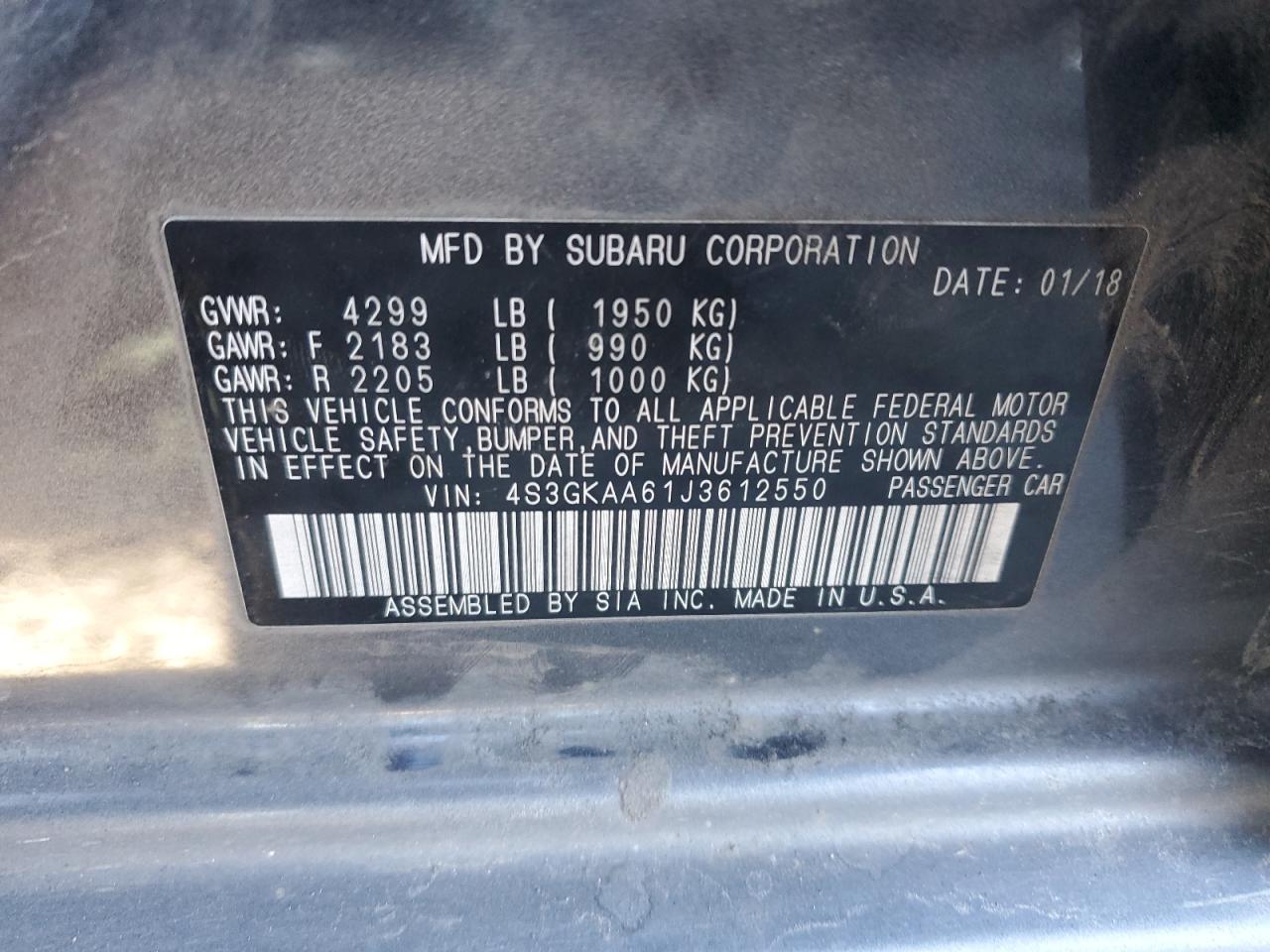 2018 Subaru Impreza - Image 12