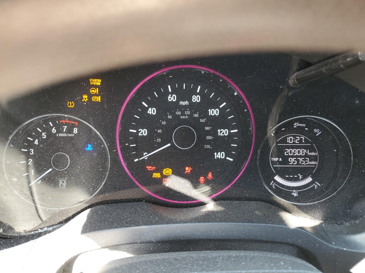 3CZRU5H54HM725452 HONDA HR-V 2017
