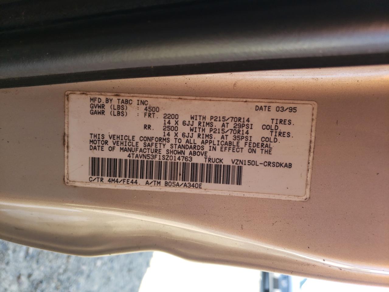 1995 Toyota Tacoma - Image 12