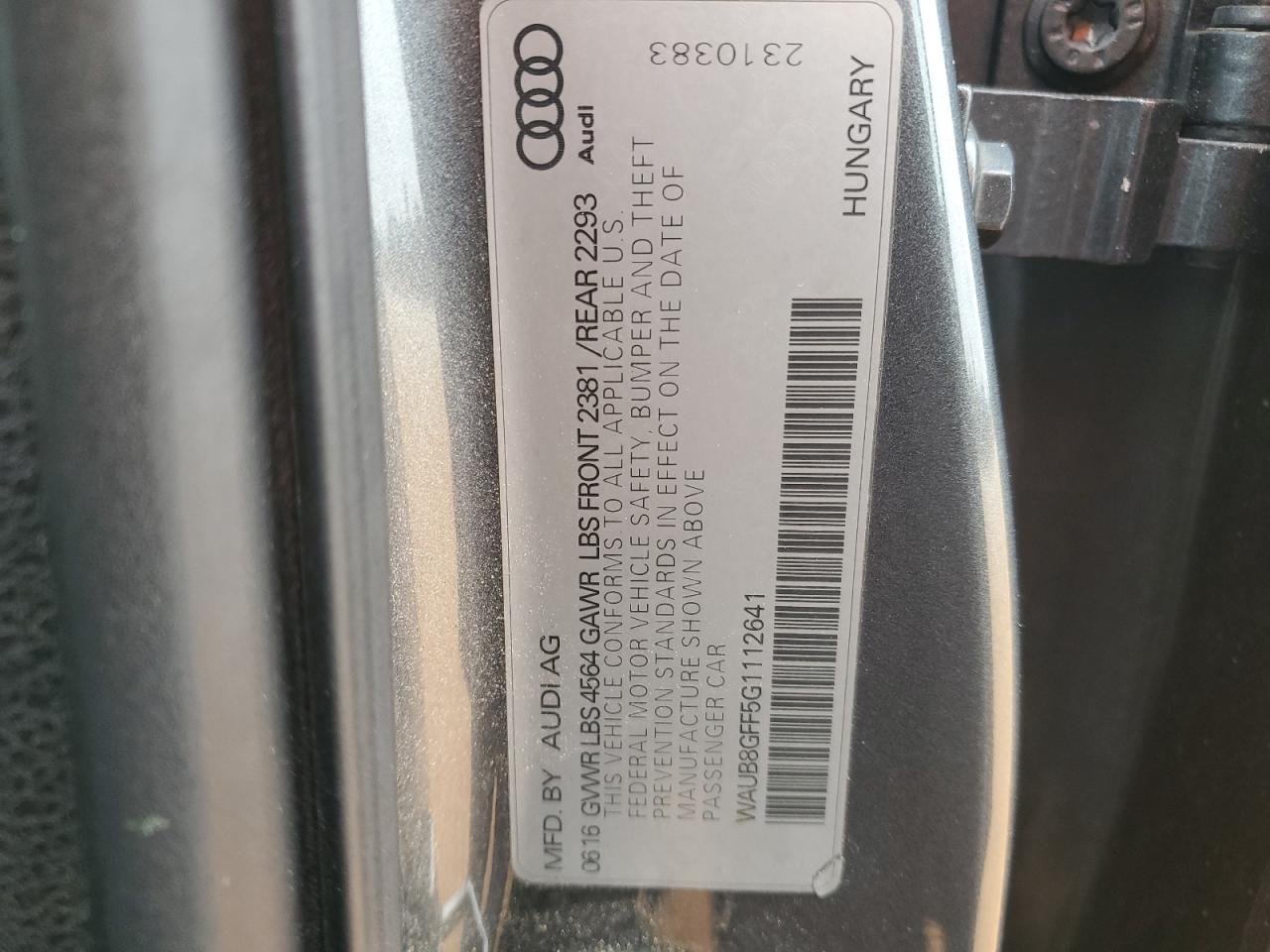 2016 Audi A3 - Image 12