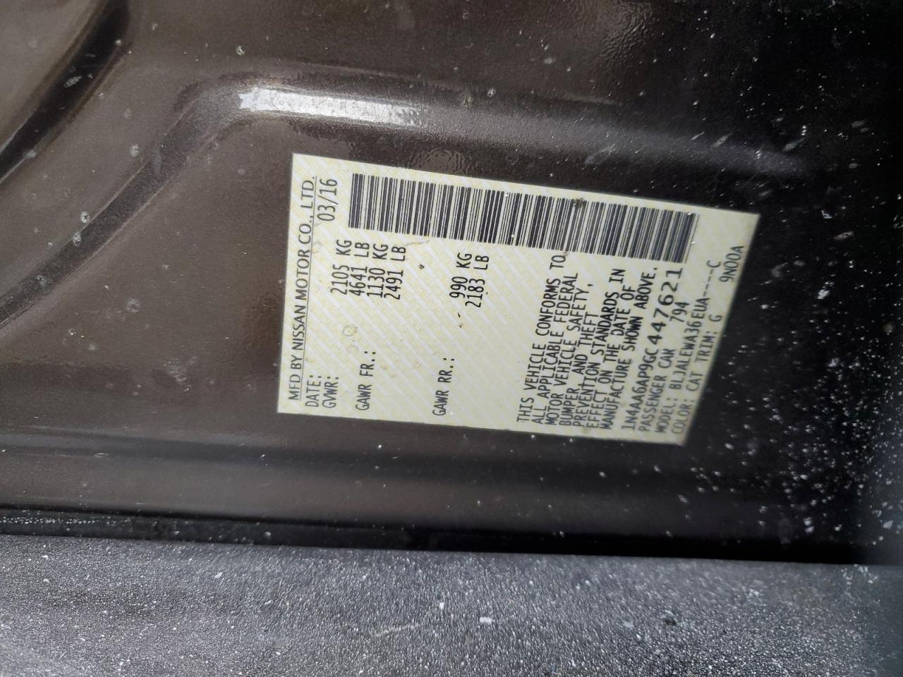2016 Nissan Maxima - Image 12