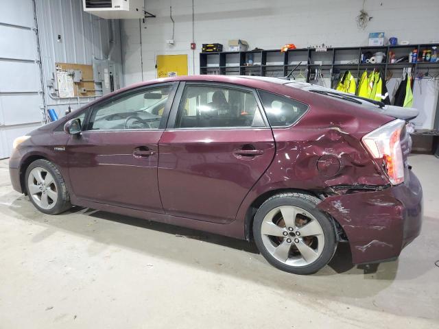 Hatchbacks TOYOTA PRIUS 2013 Fioletowy