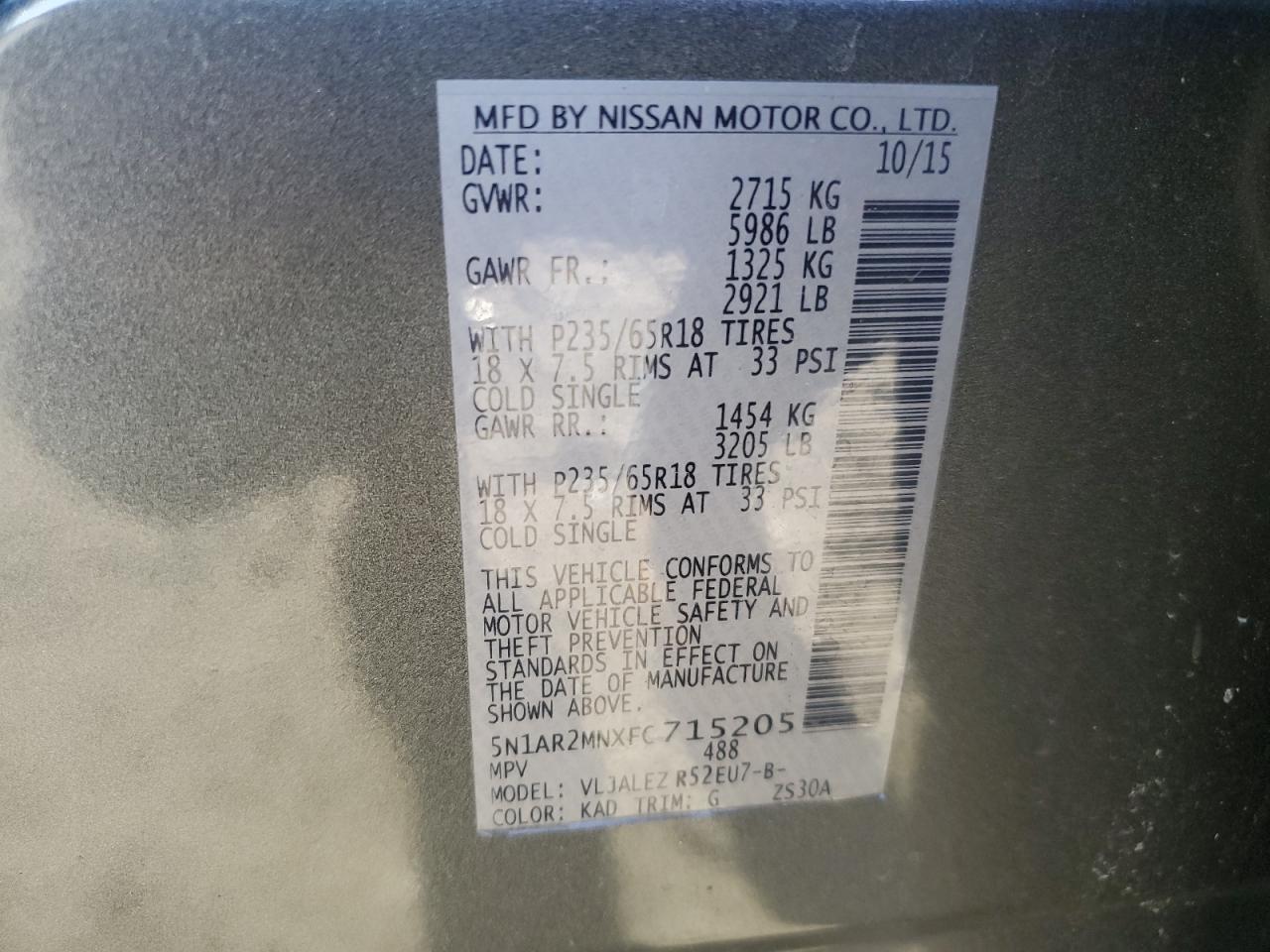 2015 Nissan Pathfinder - Image 16