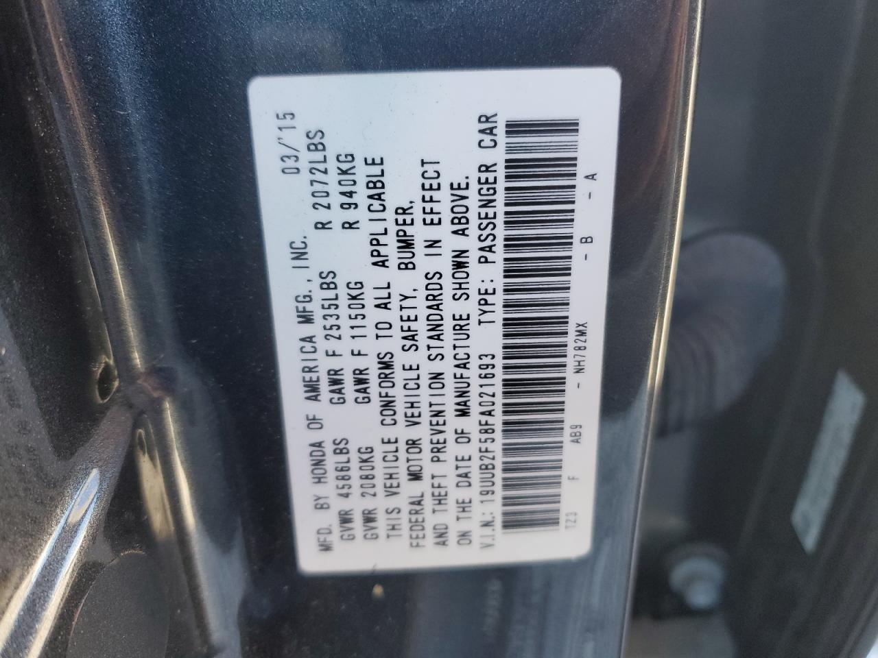 2015 Acura TLX - Image 14