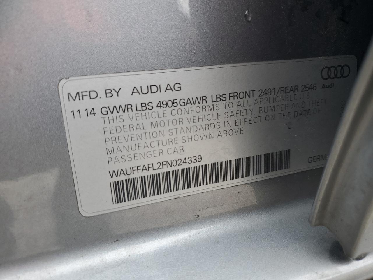 2015 Audi A4 - Image 13