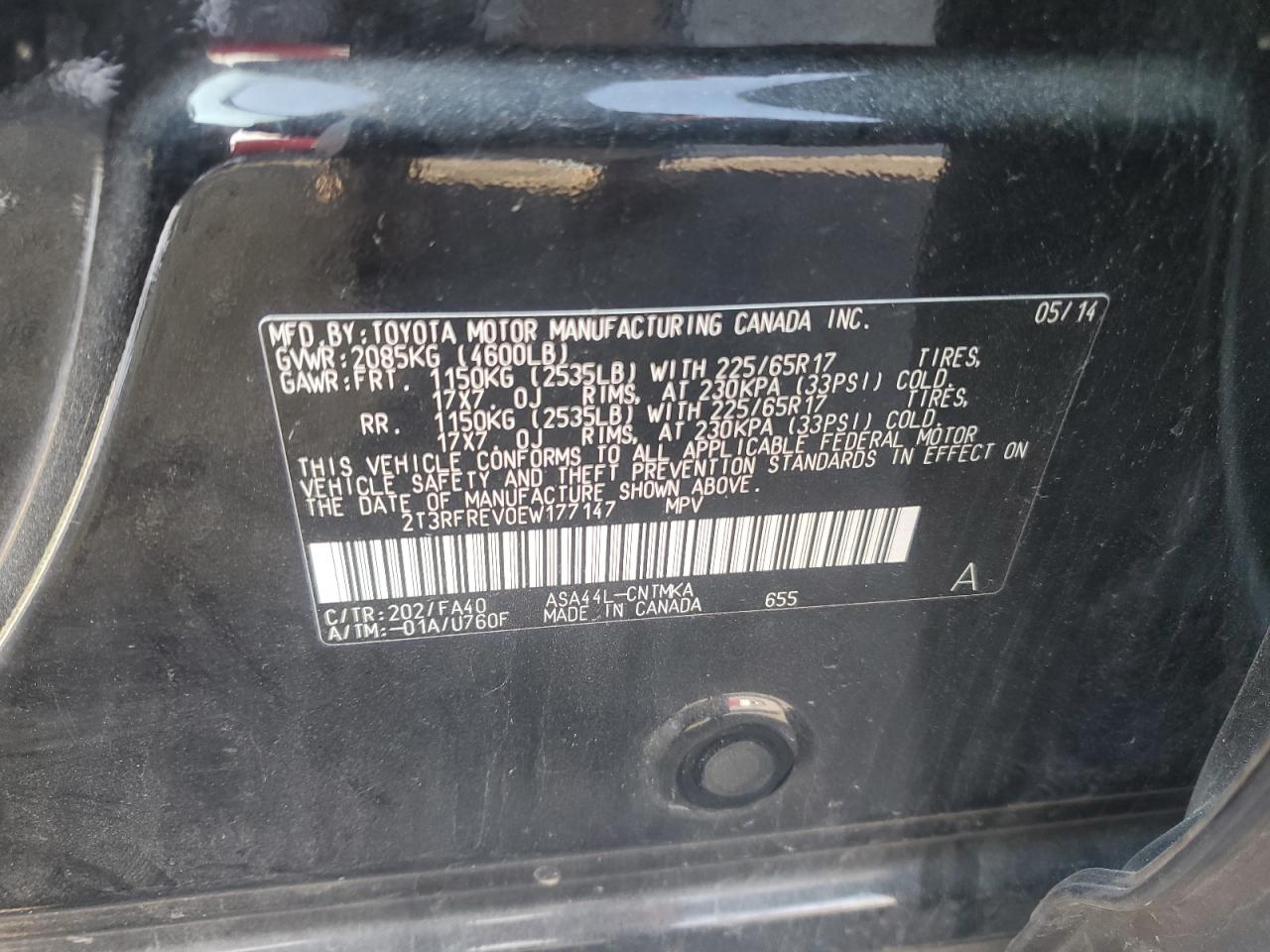 2014 Toyota RAV 4 - Image 12