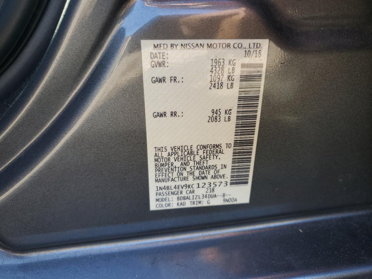 2019 Nissan Altima - Image 12