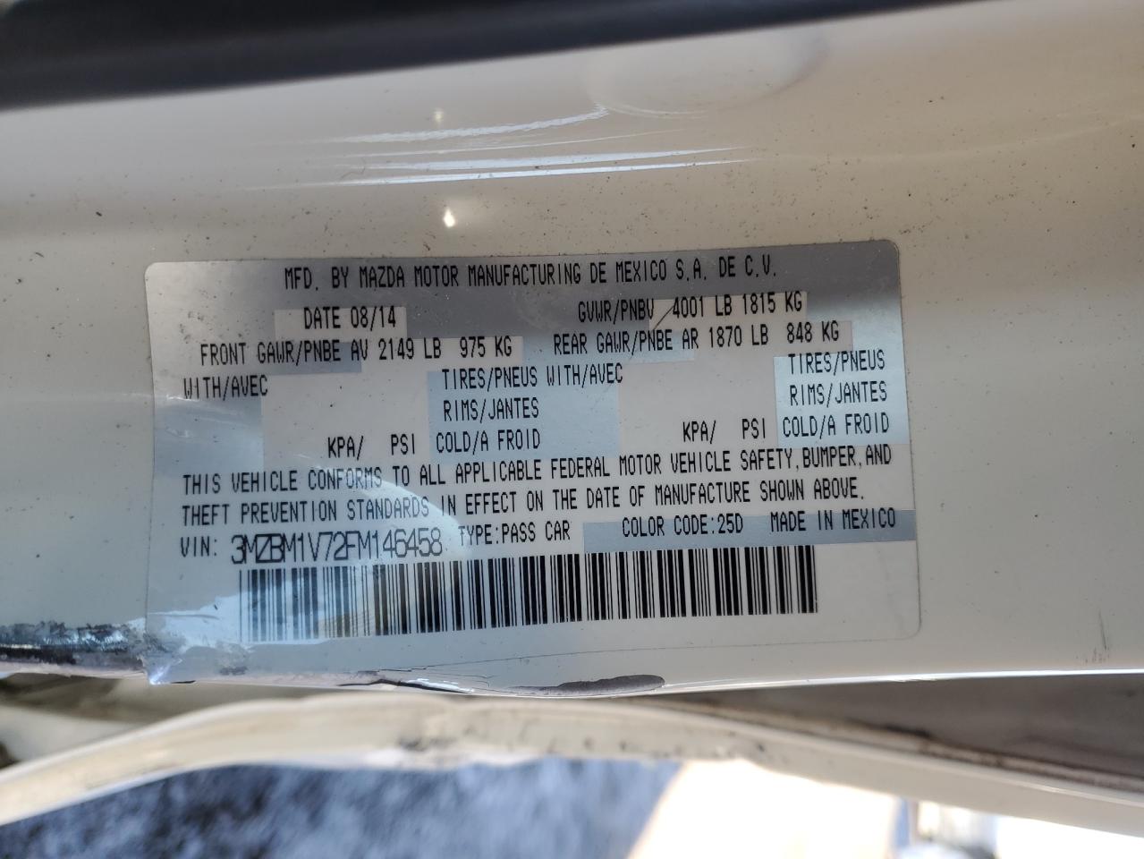 2015 Mazda 3 - Image 12