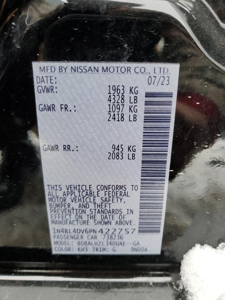 1N4BL4DV6PN422757 NISSAN ALTIMA 2023