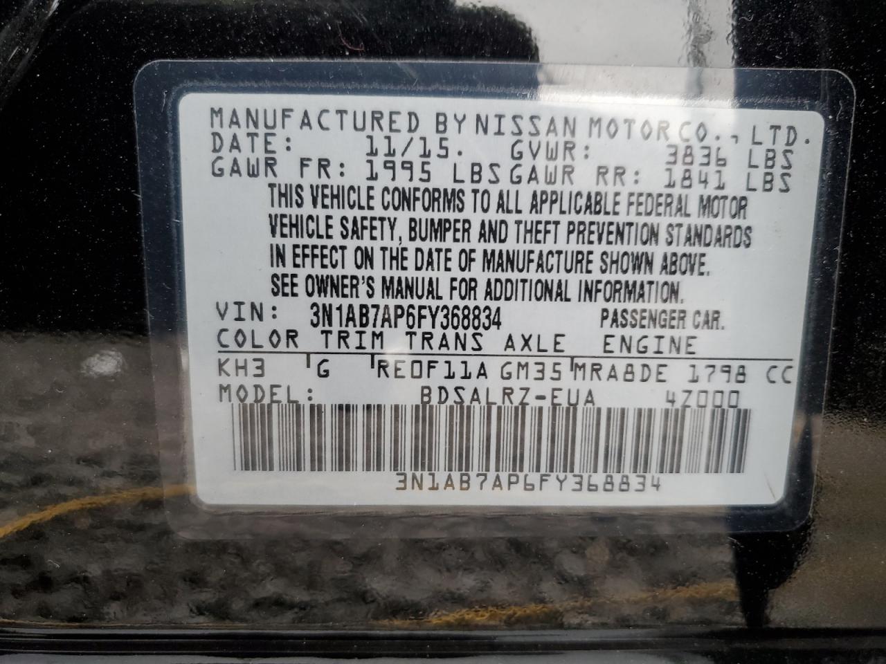 2015 Nissan Sentra - Image 12