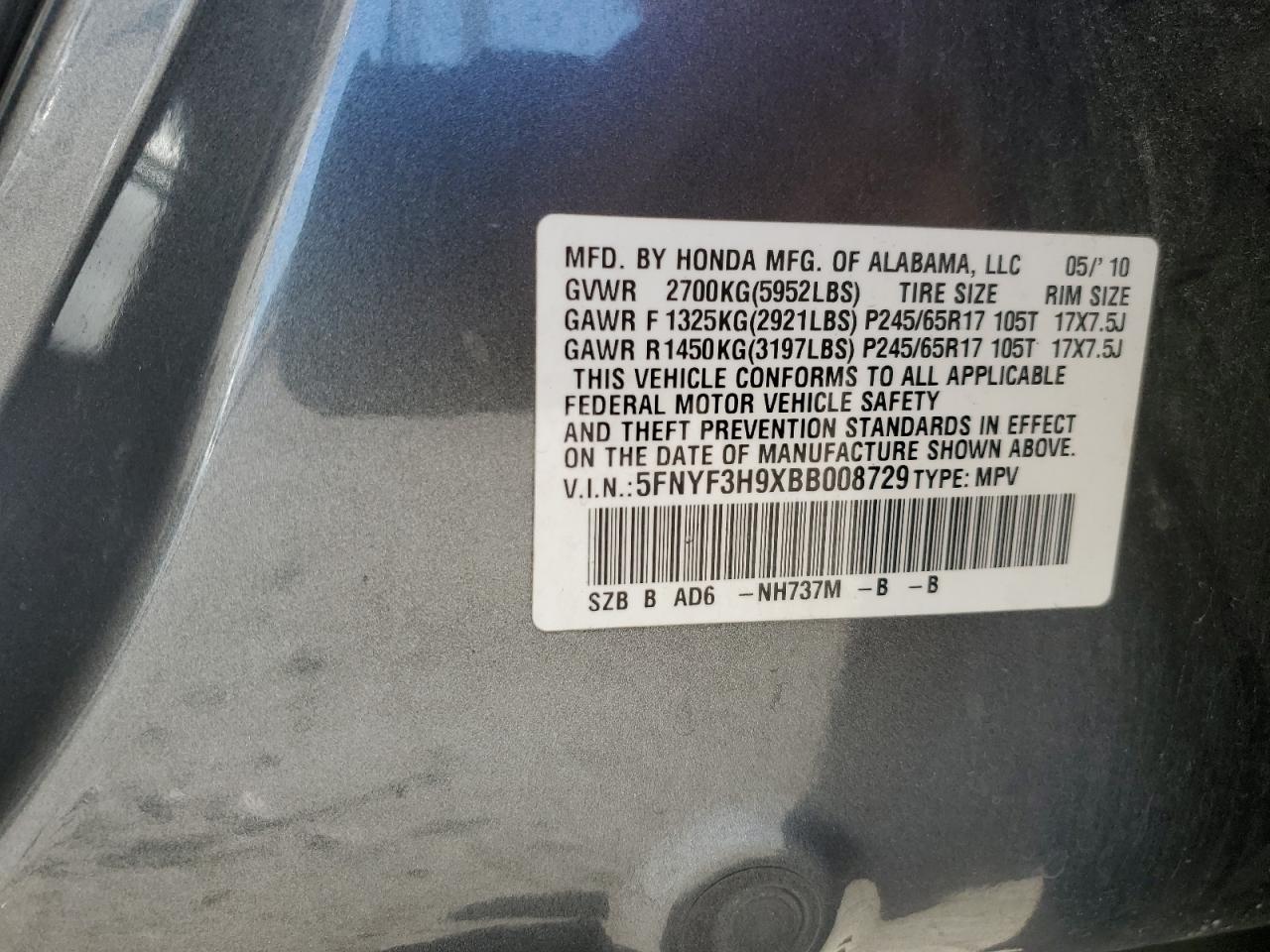 2011 Honda Pilot - Image 14
