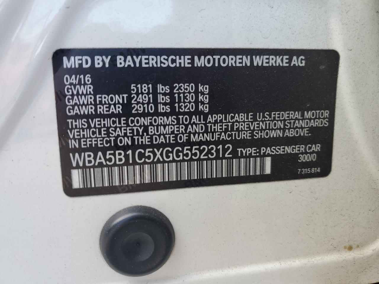 2016 BMW 5er - Image 12