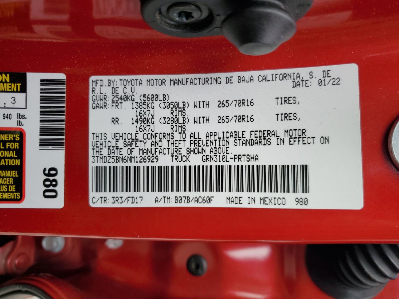 2022 Toyota Tacoma - Image 13