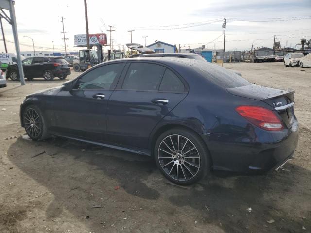  MERCEDES-BENZ C-CLASS 2018 Синій