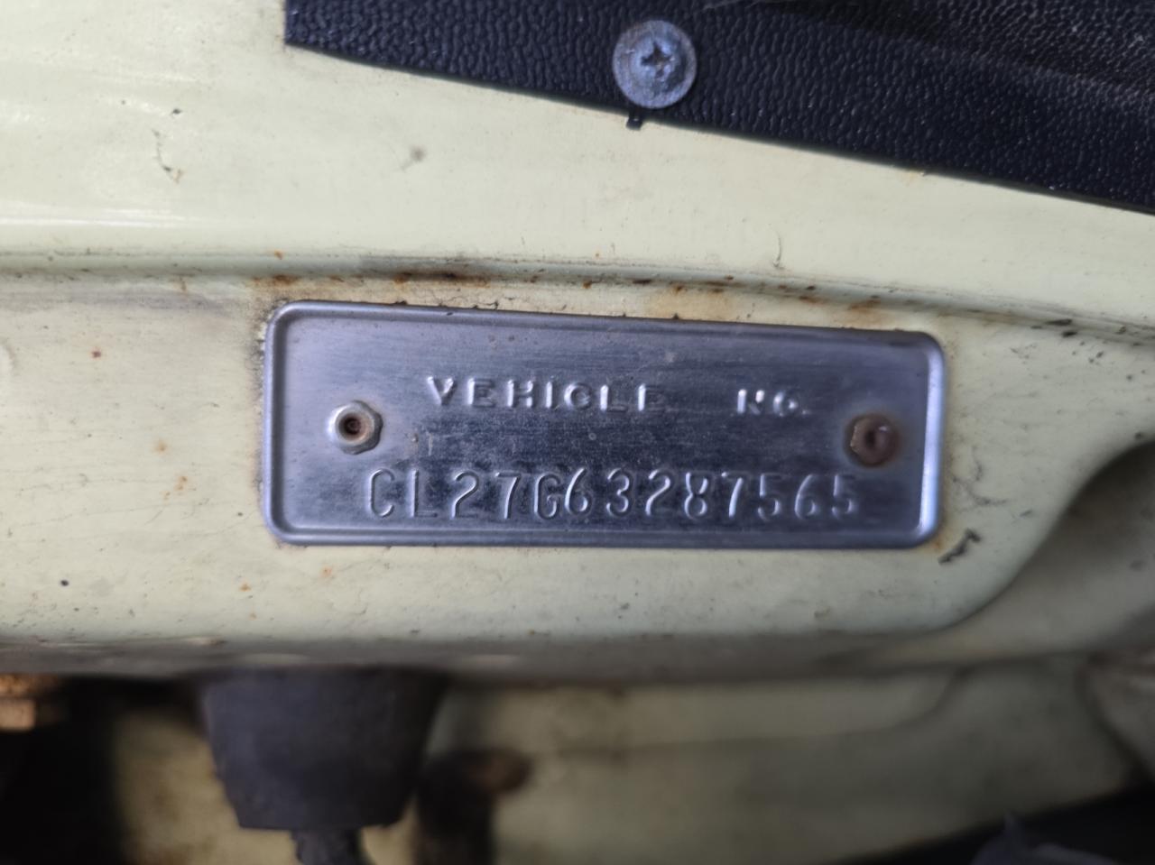 1966 Chrysler Newport VIN: CL27G63287565 Lot: 87765655