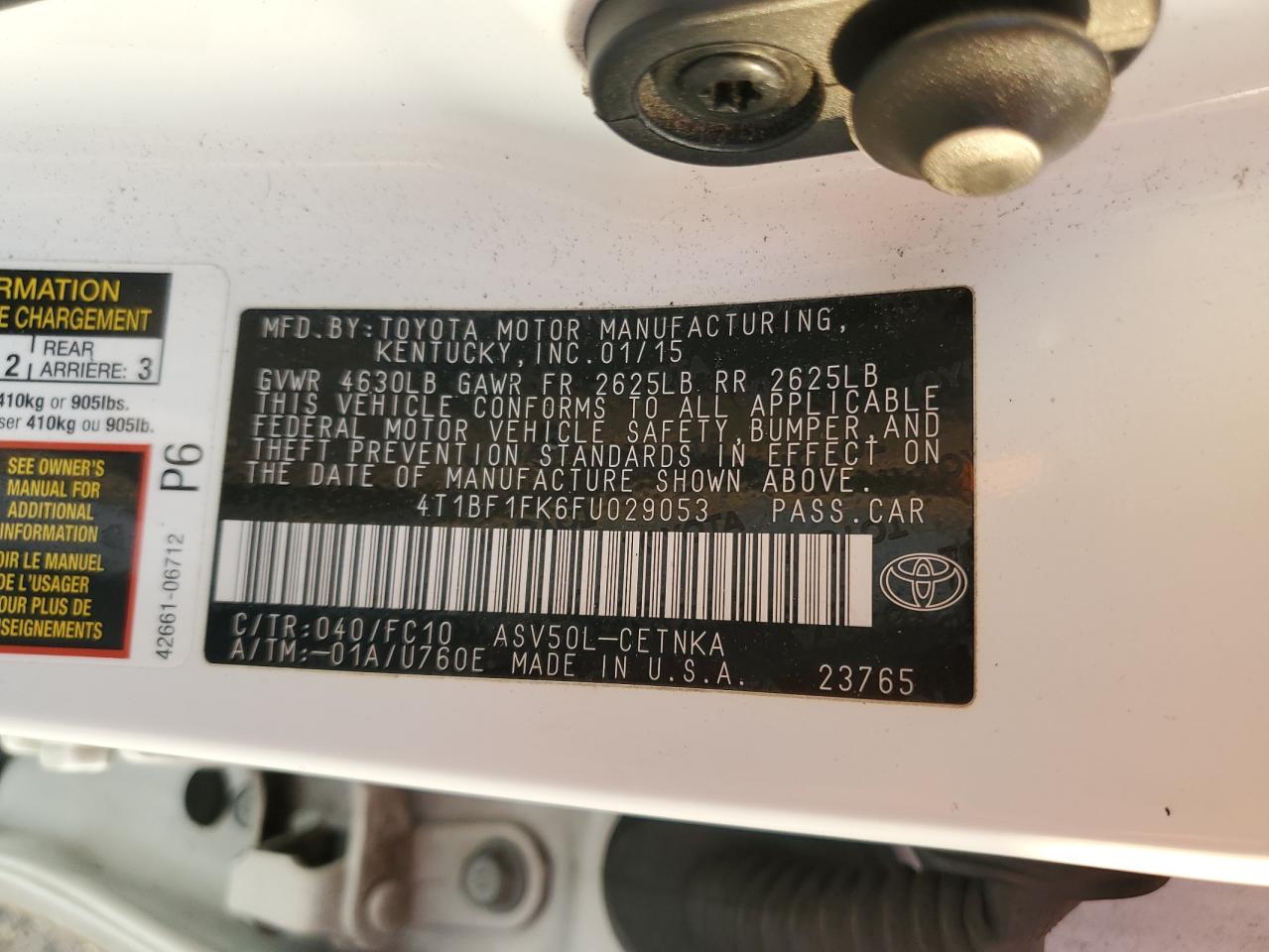 2015 Toyota Camry - Image 14