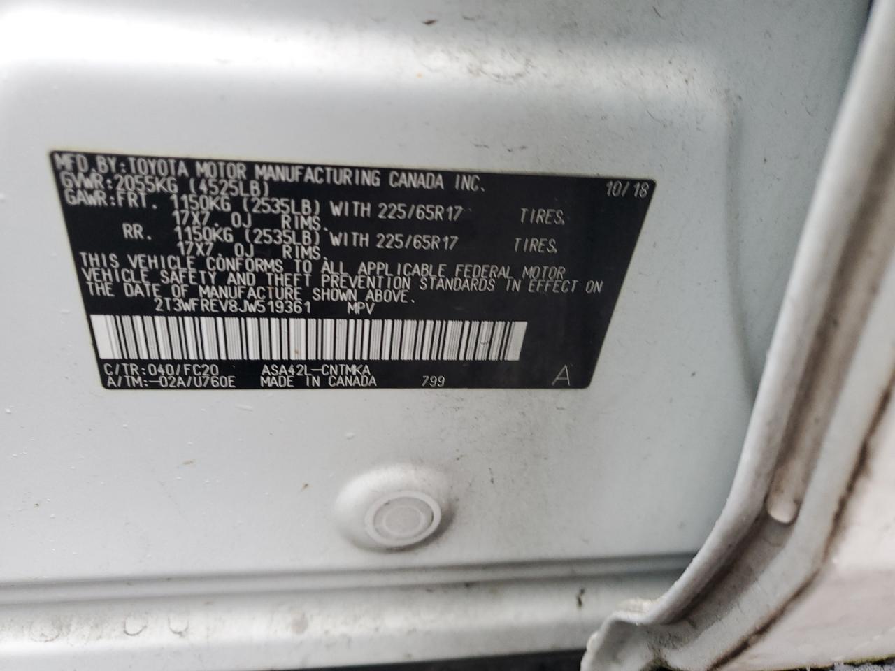 2018 Toyota RAV 4 - Image 14