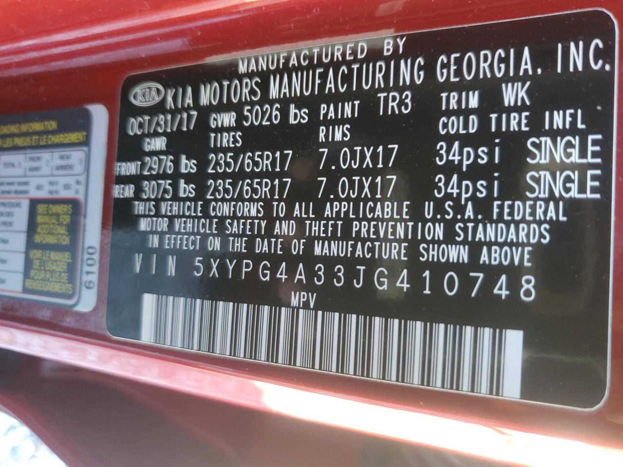 2018 Kia Sorento - Image 13