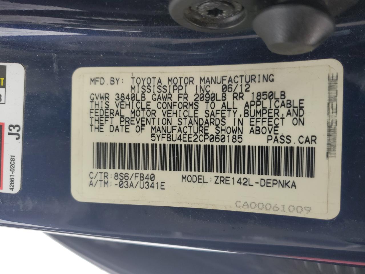 2012 Toyota Corolla - Image 12